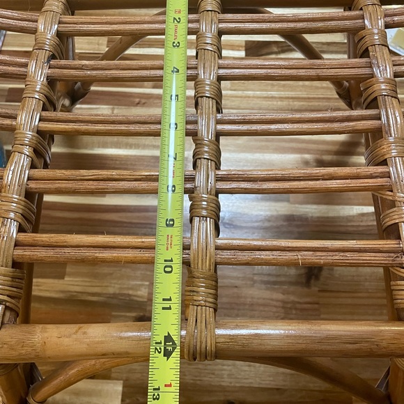 Vintage Ficks Reed Style Bent Bamboo/Rattan Bench. Perfect for indoors or out - Picture 9 of 12